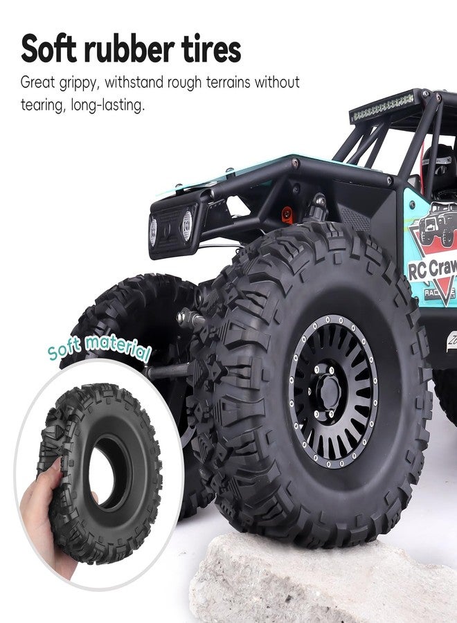 AllinRC 2.2 Crawler Tires 4Pcs fit 2.2 Beadlock Wheels RC Rubber Tyre Set with Foam Insert for 1/10 RC Rock Crawler Axial SCX10 RR10 Wraith Capra - Image 5
